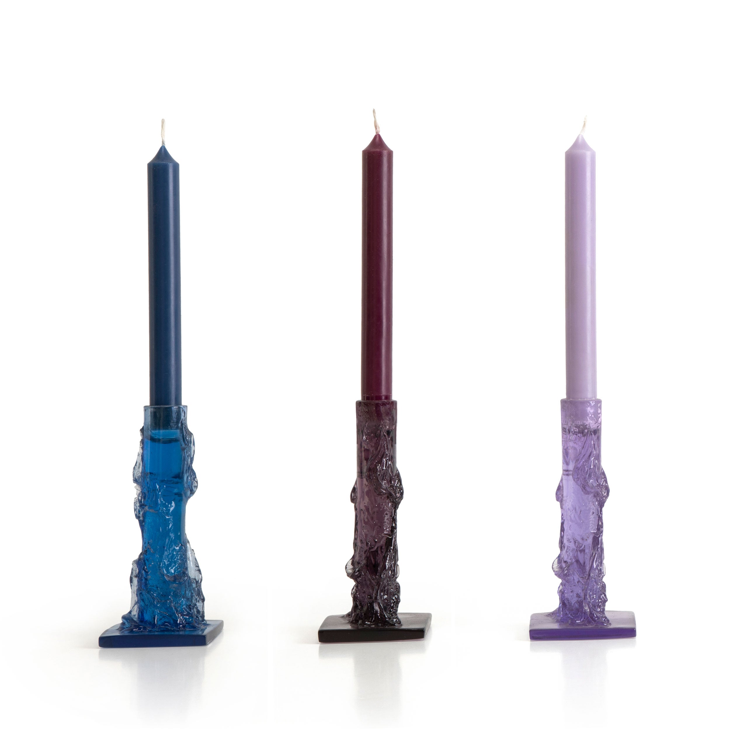 Candle holder Melted style Resin
