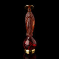 The Holy Virgin – Resin Sculpture with Gold-Plated Bronze Halo