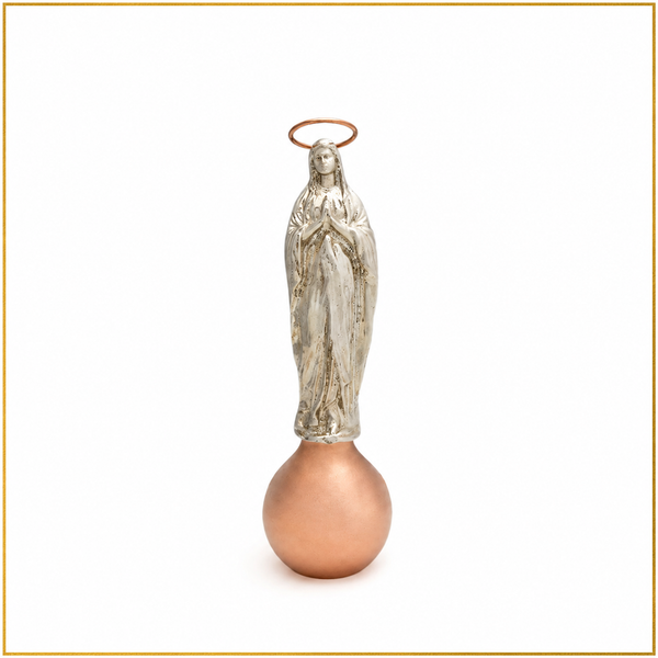The Holy Virgin – Silver & Rose Gold Sculpture