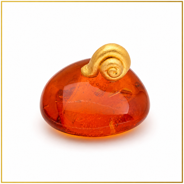 Latecomer on Pebble – Sculptural Accent