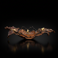 Frog Resin Centerpiece – Sculptural Plate