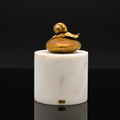 Marble Ice Bucket – Sculptural Snail Edition
