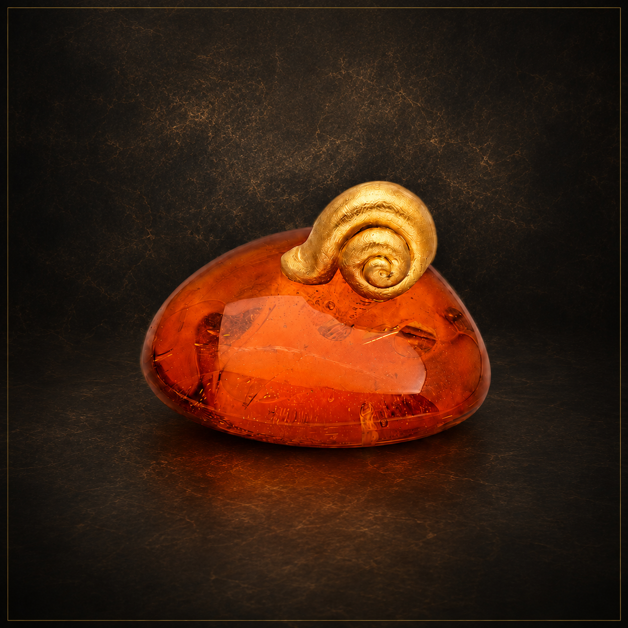 Latecomer on Pebble – Sculptural Accent