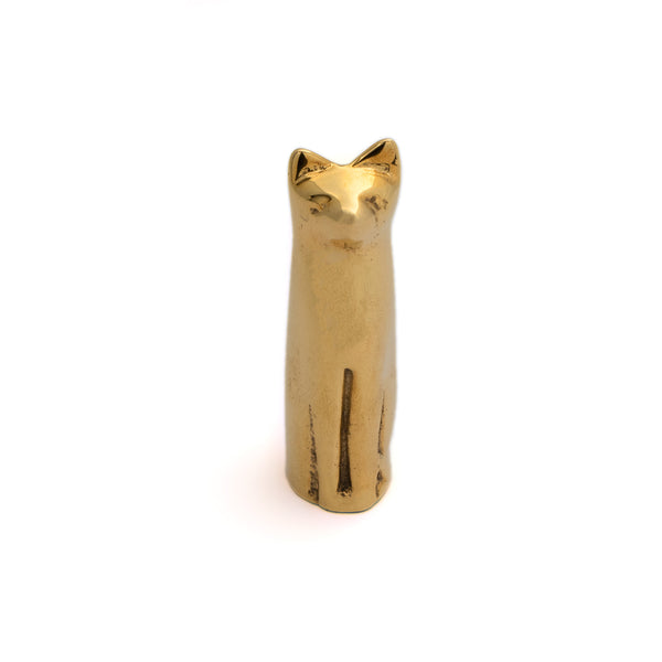 Moustache Mini Cat Gold Plated